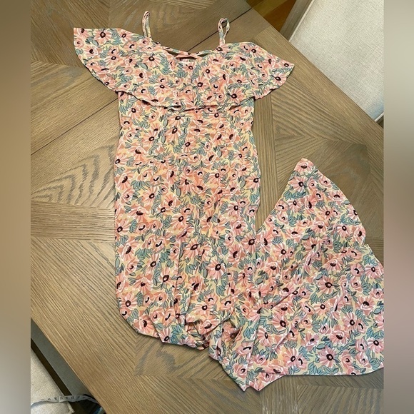 ENTRO floral off shoulder strap maxi dress - Picture 4 of 11